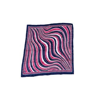 NEW WITH TAGS CECILIA CLASSICS Twill Paisley,red and blue Scarf Large Scarf pais